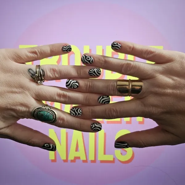 Nail work by Troublemaker Nails