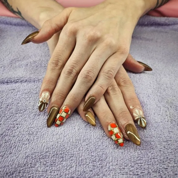 Nail work by Troublemaker Nails