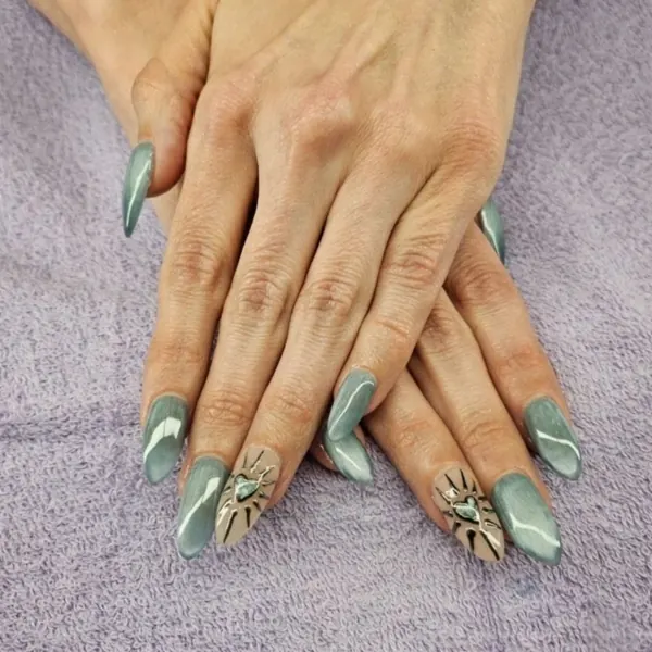 Nail work by Troublemaker Nails