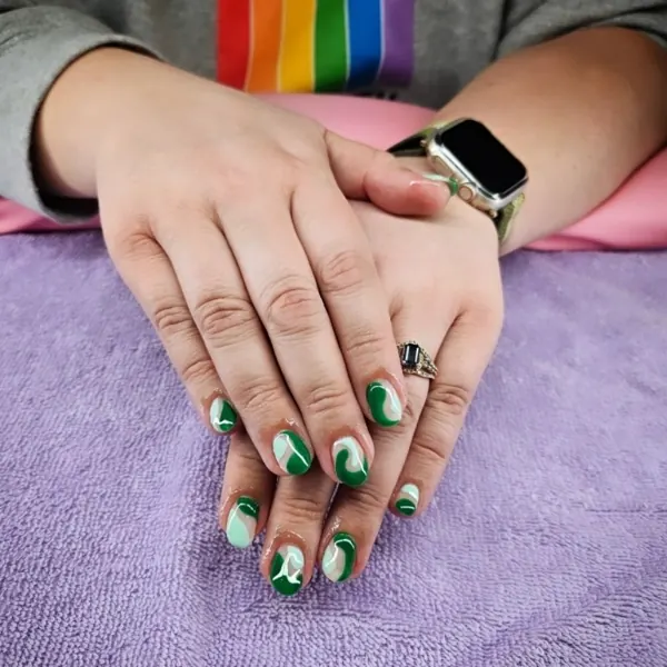Nail work by Troublemaker Nails
