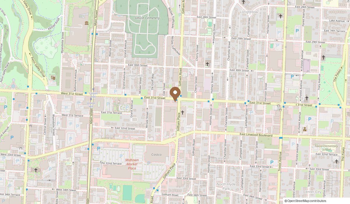 Map: 3100 Gillham Plaza Suite 116, Kansas City, MO 64109