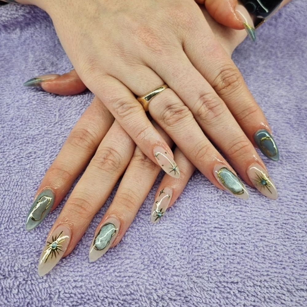 Nail work by Troublemaker Nails